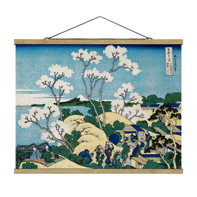 Cuadros de paisajes de montañas Katsushika Hokusai - The Fuji Of Gotenyama