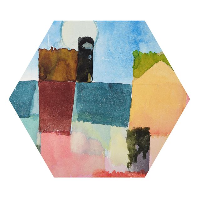Cuadros abstractos para salón Paul Klee - Moonrise (St. Germain)