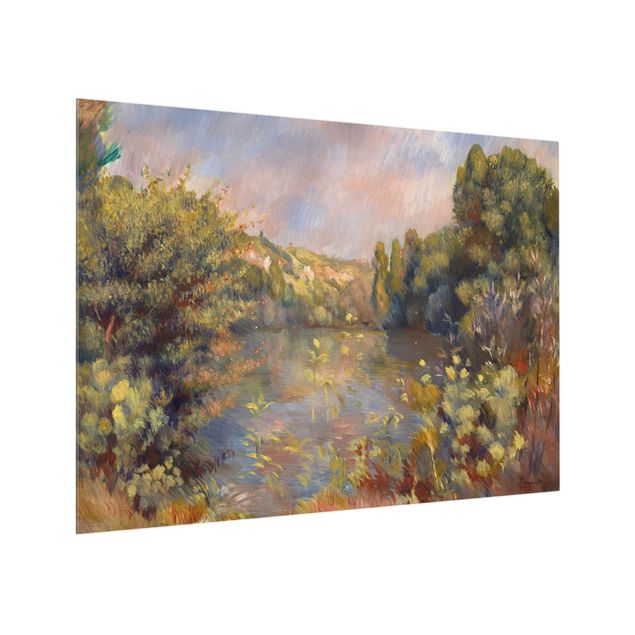 Láminas cuadros famosos Auguste Renoir - Landscape With Lake