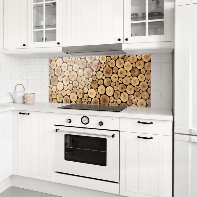 Panel antisalpicaduras cocina patrones Homey Firewood
