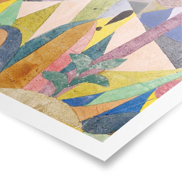 Póster cuadros famosos Paul Klee - Mild tropical Landscape