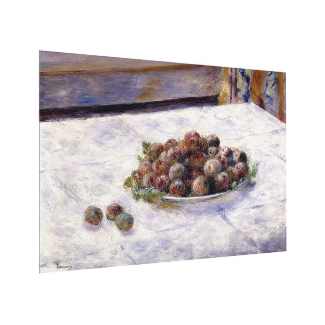 Cuadros famosos Auguste Renoir - Tray With Plums
