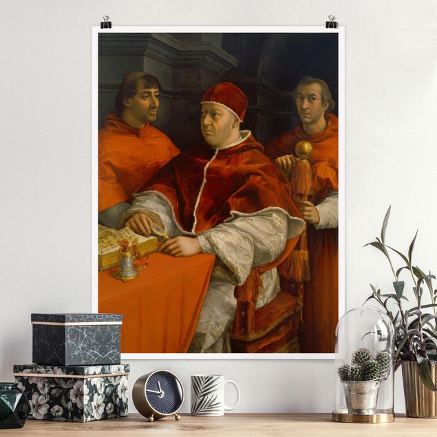 Cuadros expresionistas Raffael - Portrait of Pope Leo X