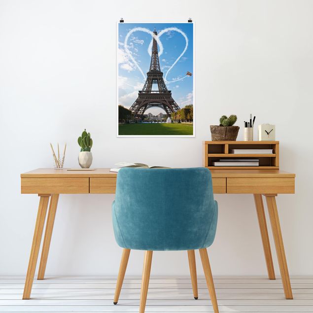 Póster ciudades del mundo Paris - City Of Love