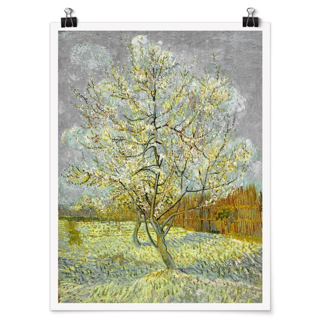 Estilo artístico Post Impresionismo Vincent van Gogh - Flowering Peach Tree
