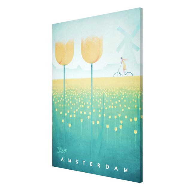 Cuadros ciudades Travel Poster - Amsterdam