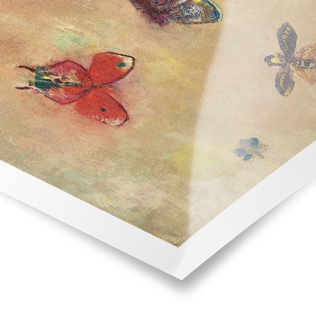 Láminas animales Odilon Redon - Colourful Butterflies