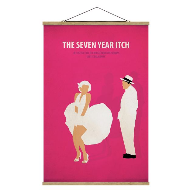 Cuadros decorativos modernos Film Poster The Seven Year Itch