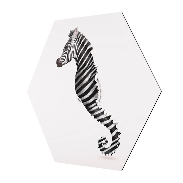 Cuadros modernos Seahorse With Zebra Stripes