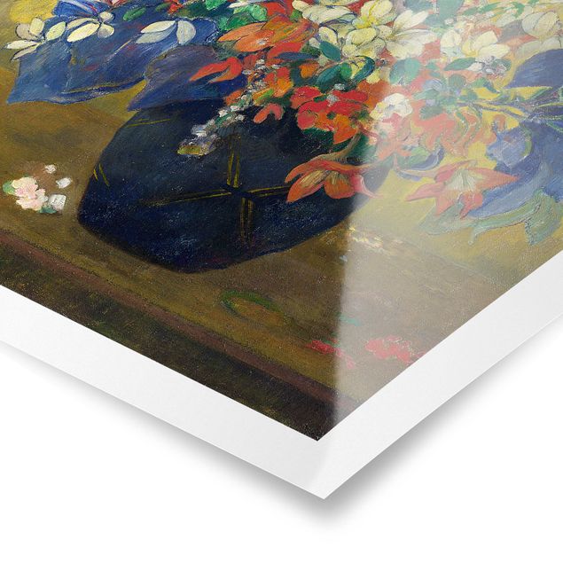 Láminas flores Paul Gauguin - Flowers in a Vase