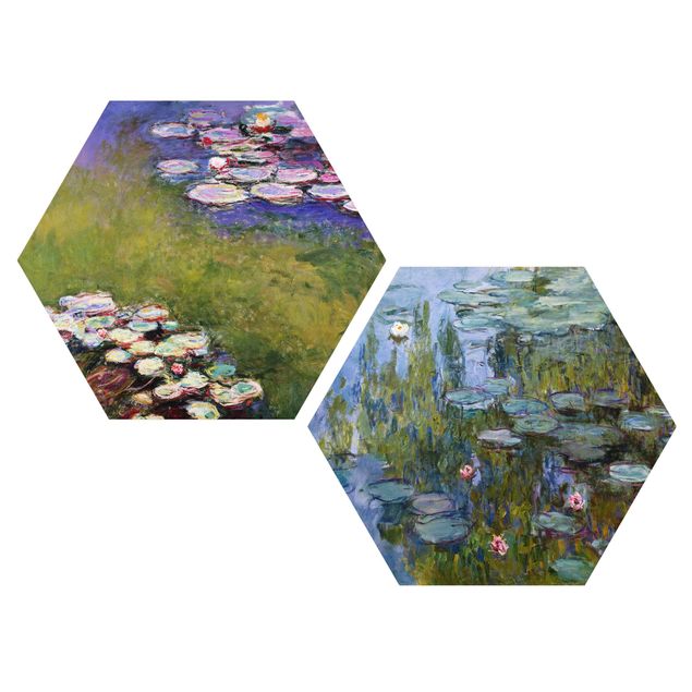 Estilos artísticos Claude Monet - Water Lilies Set