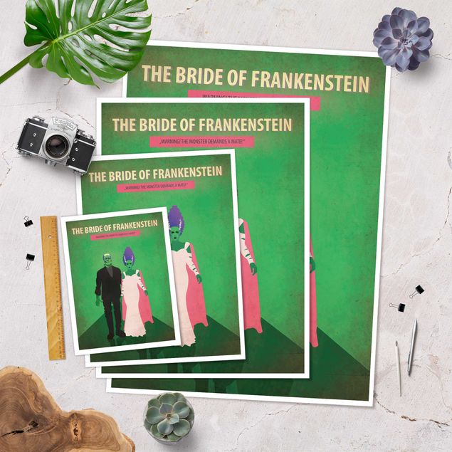 Láminas decorativas Film Poster The Bride Of Frankenstein