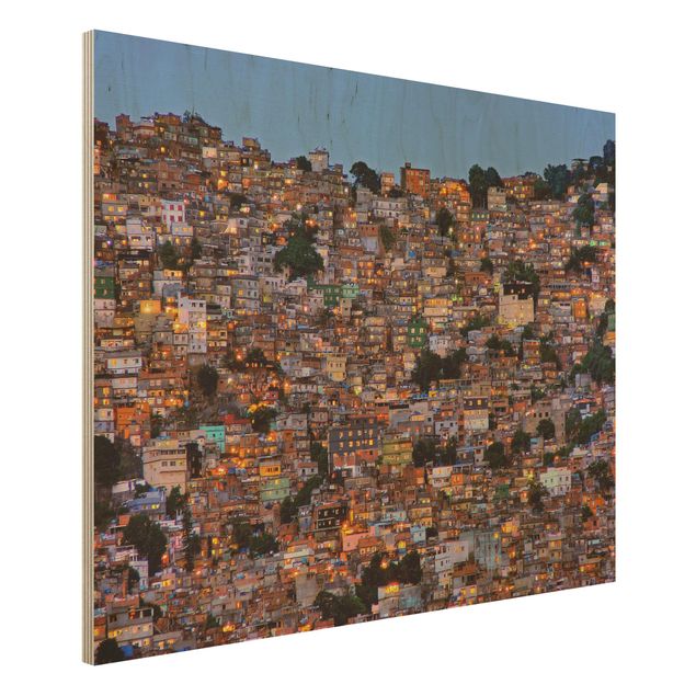 Cuadros modernos Rio De Janeiro Favela Sunset