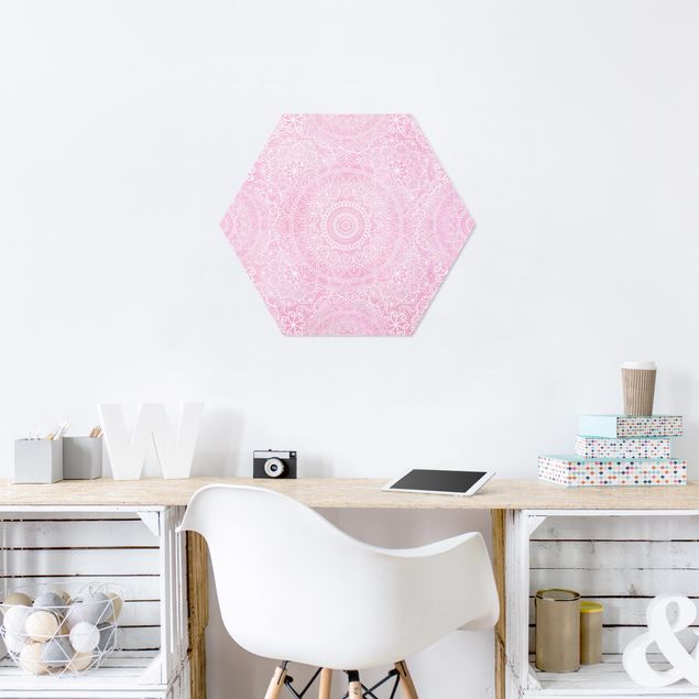Cuadros mandalas Pattern Mandala Pink