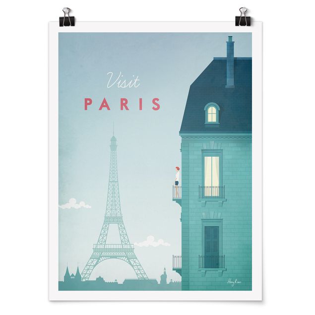 Cuadros de ciudades Travel Poster - Paris
