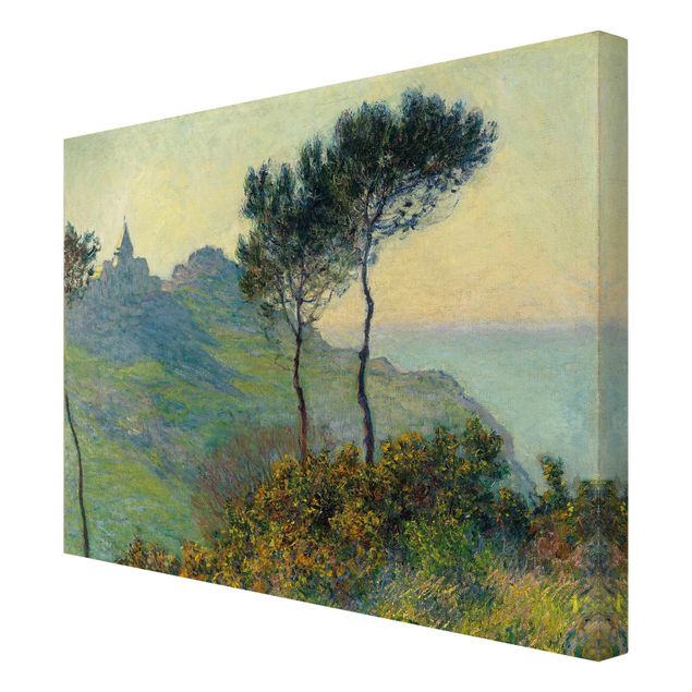 Cuadros de montañas Claude Monet - The Church Of Varengeville At Evening Sun