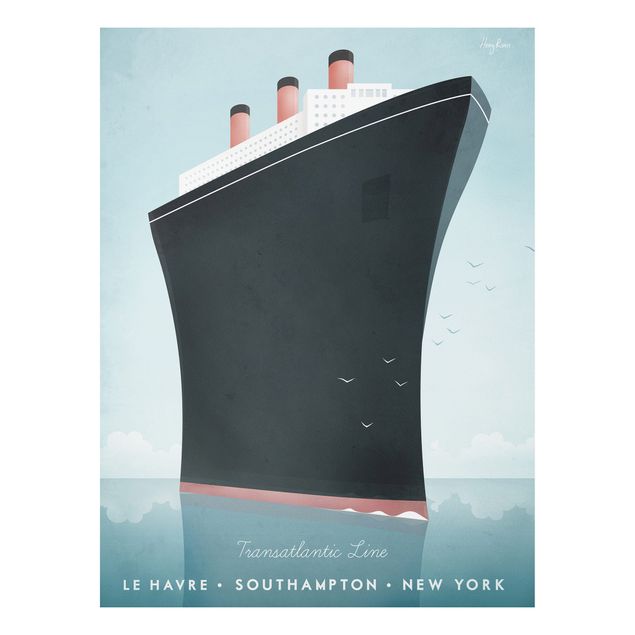 Cuadros paisajes Travel Poster - Cruise Ship