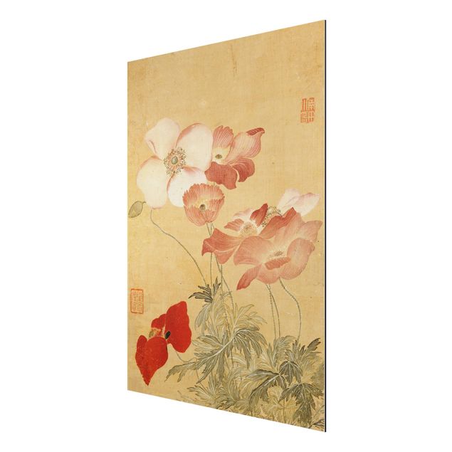 Láminas cuadros famosos Yun Shouping - Poppy Flower