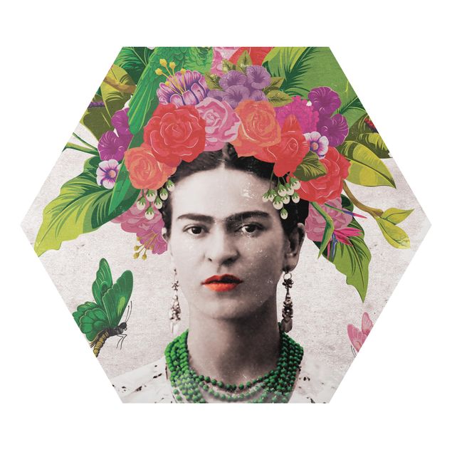 Cuadros de flores Frida Kahlo - Flower Portrait