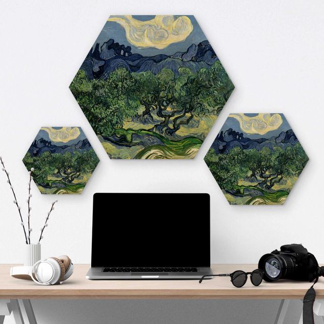 van Gogh cuadros Vincent Van Gogh - Olive Trees