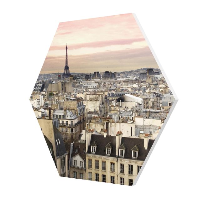 Cuadros hexagonales Paris Up Close
