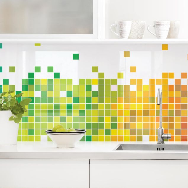 Decoración cocina Pixel Rainbow