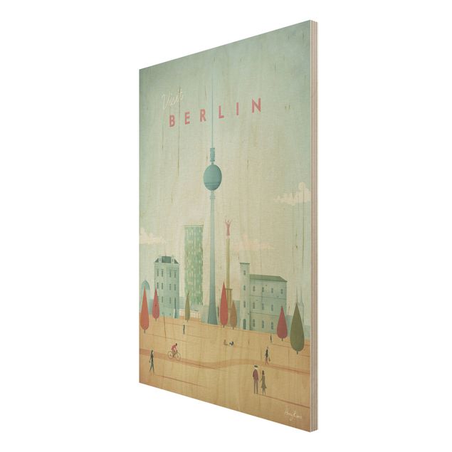 Cuadros Henry Rivers Travel Poster - Berlin