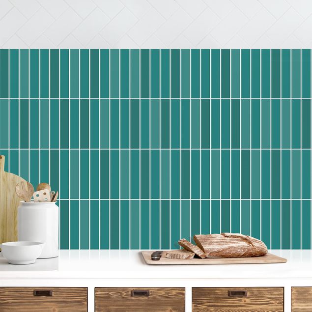 Decoración en la cocina Subway Tiles - Turquoise