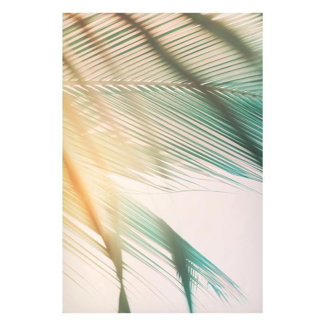 Cuadros de paisajes naturales  Tropical Plants Palm Trees At Sunset II