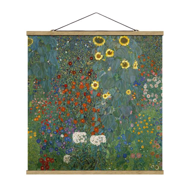 Reproducciones de cuadros Gustav Klimt - Garden Sunflowers