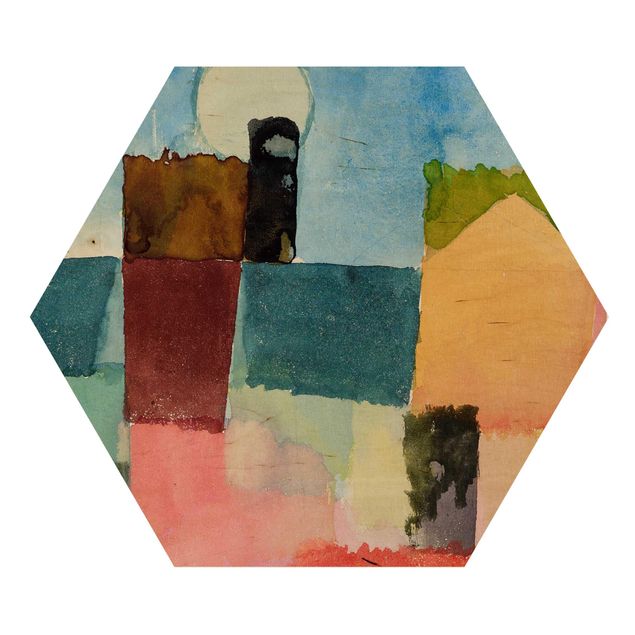 Cuadros decorativos Paul Klee - Moonrise (St. Germain)