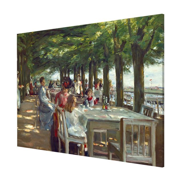 Láminas cuadros famosos Max Liebermann - The Restaurant Terrace Jacob