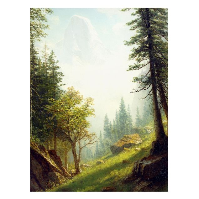 Estilo artístico Romanticismo Albert Bierstadt - Among the Bernese Alps