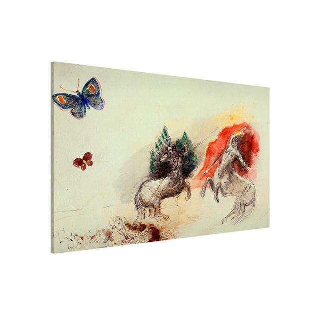 Láminas cuadros famosos Odilon Redon - Battle of the Centaurs