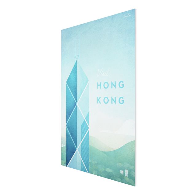 Cuadros arquitectura Travel Poster - Hong Kong