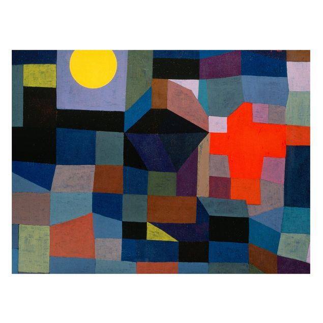 Láminas cuadros famosos Paul Klee - Fire At Full Moon