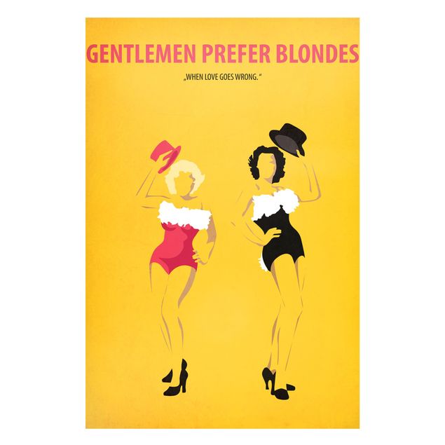 Cuadros famosos Film Poster Gentlemen Prefer Blondes