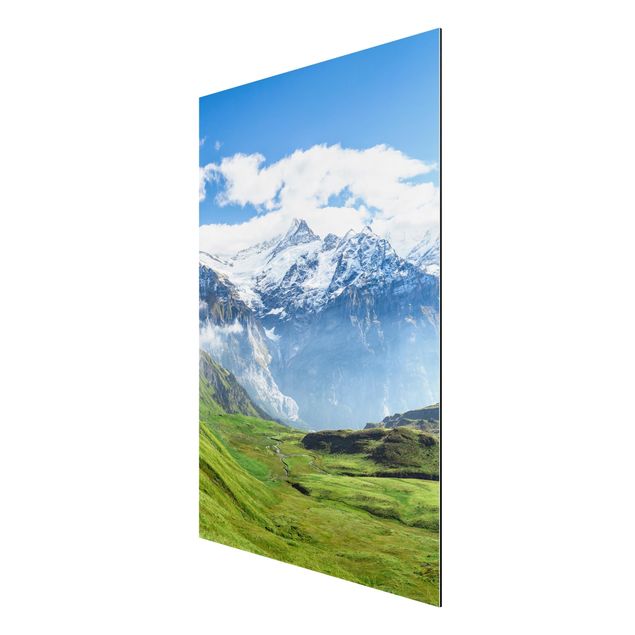 Cuadros de paisajes de montañas Swiss Alpine Panorama