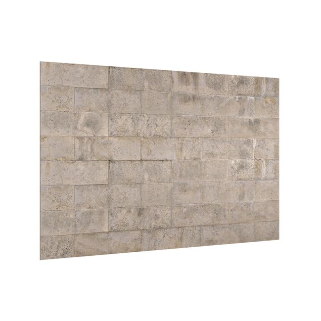 Panel antisalpicaduras cocina efecto piedra Brick Concrete
