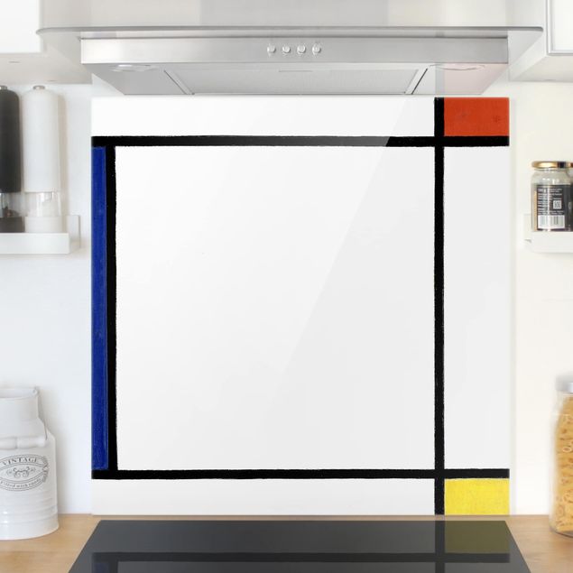 Decoración en la cocina Piet Mondrian - Composition III