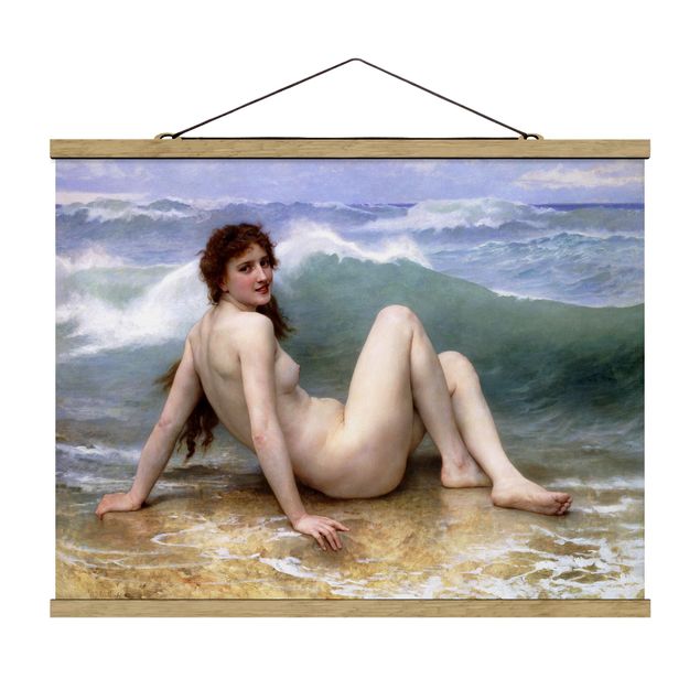 Cuadro con paisajes William Adolphe Bouguereau - The Wave