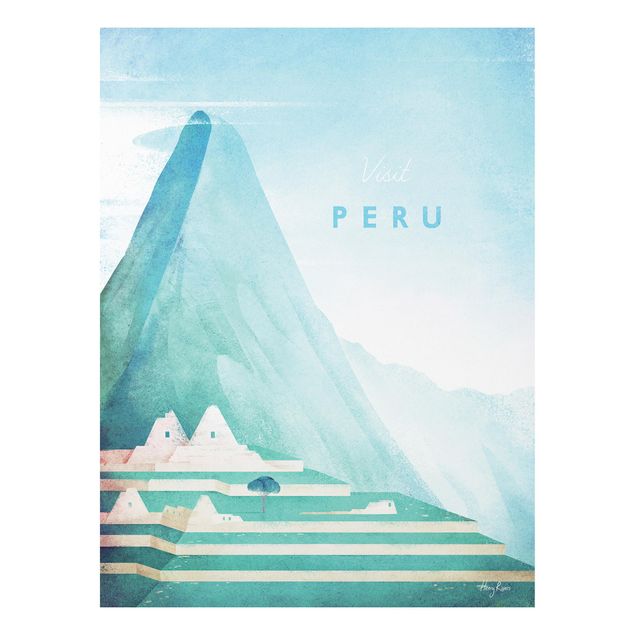Cuadros de montañas Travel Poster - Peru