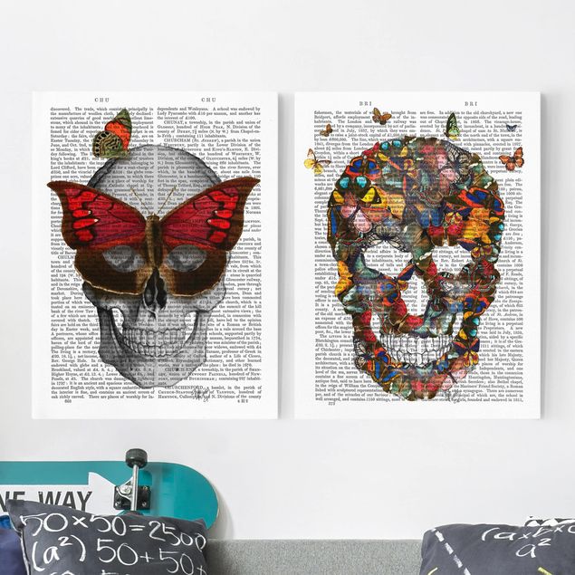 Decoración de cocinas Scary Reading - Butterfly Mask Set I
