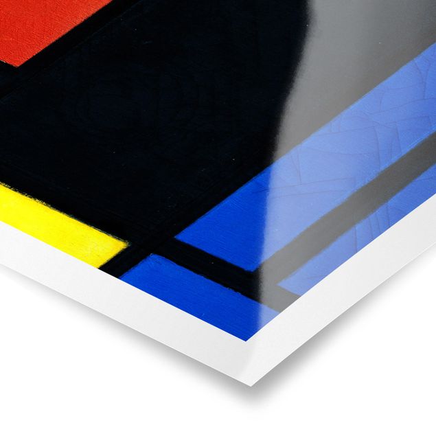 Láminas abstractas Piet Mondrian - Tableau No. 1