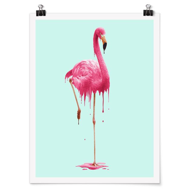 Cuadros famosos Melting Flamingo