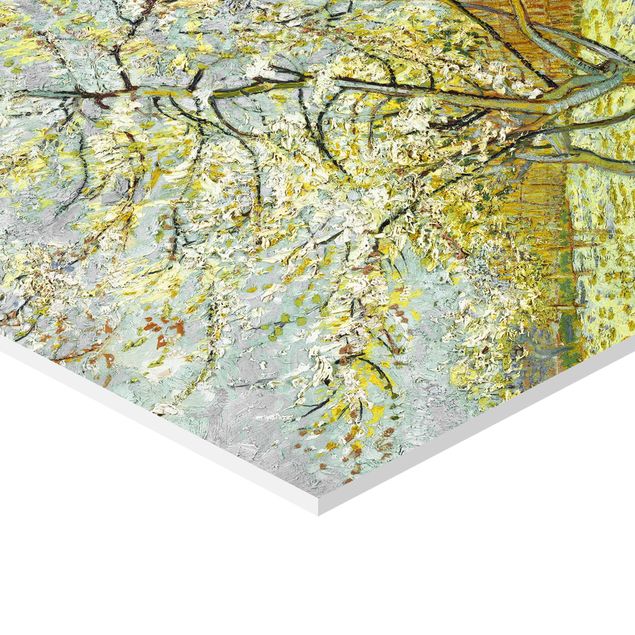 Cuadro con paisajes Vincent van Gogh - Flowering Peach Tree