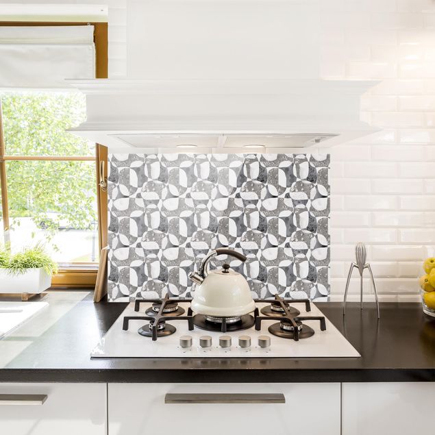 Panel antisalpicaduras cocina patrones Living Stones Pattern In Grey