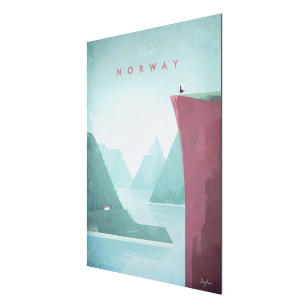 Cuadro con paisajes Travel Poster - Norway