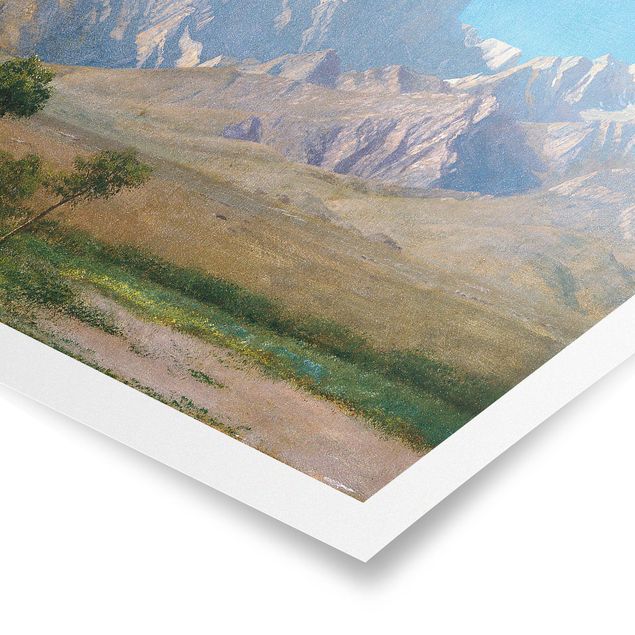 Cuadros de paisajes de montañas Albert Bierstadt - Camp Independence
