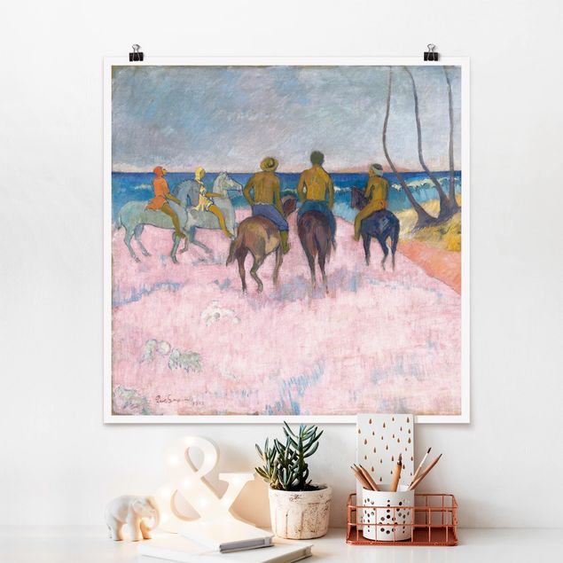Cuadros Impresionismo Paul Gauguin - Riders On The Beach